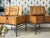 Vintage Rustic Mexican Pine Wood and Wrought Iron and Brass Storage Trunk Chest Side Tables - A Pair For Sale - Image 10 of 15