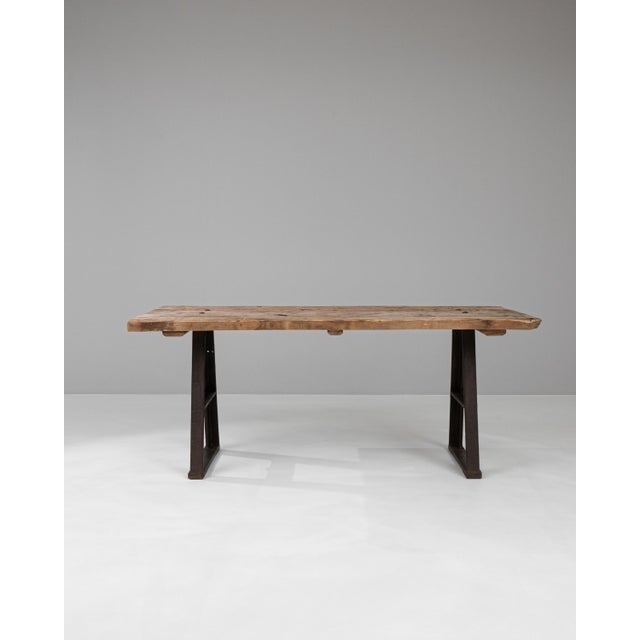 Early 20th Century French Industrial Table For Sale - Image 9 of 18
