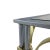Metal Vintage Mid-Century Maison Jansen Chrome & Brass Square Coffee Table For Sale - Image 7 of 9