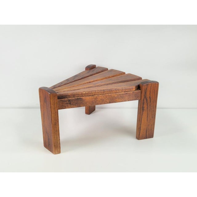 Brutalist Brutalist Triangular Side Table by Dittman for Awa Radbound, 1960s For Sale - Image 3 of 9