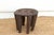 Round Artisanal African Side Table For Sale - Image 4 of 7