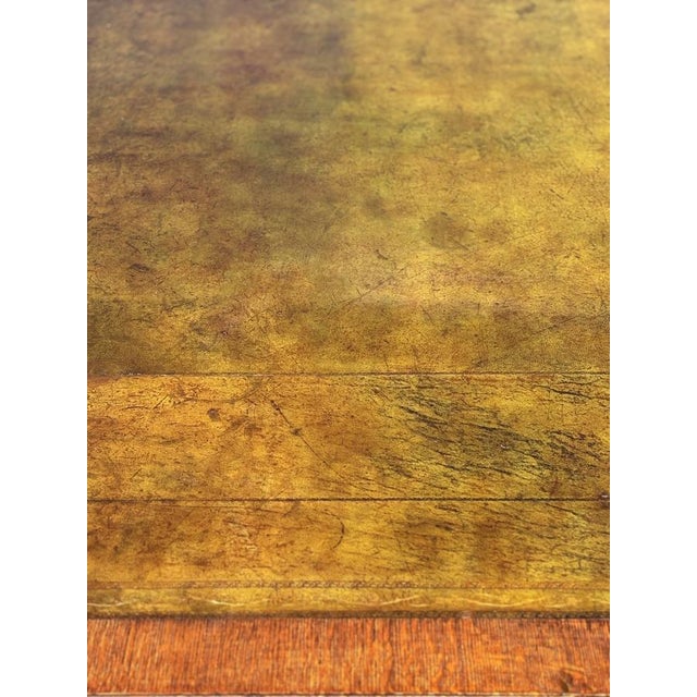 Large Antique Oak Pedestal Partners Desk, 1880 For Sale - Image 11 of 13