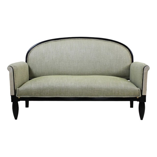 Vintage Fabric Sofa, 1930s For Sale