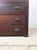 Antique Mission Style Chest of Eight Drawers With Brass Hardware For Sale - Image 11 of 18