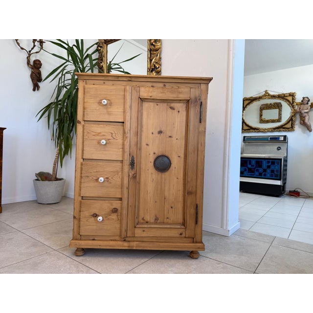 Biedermeier Bread Cupboard For Sale - Image 16 of 17