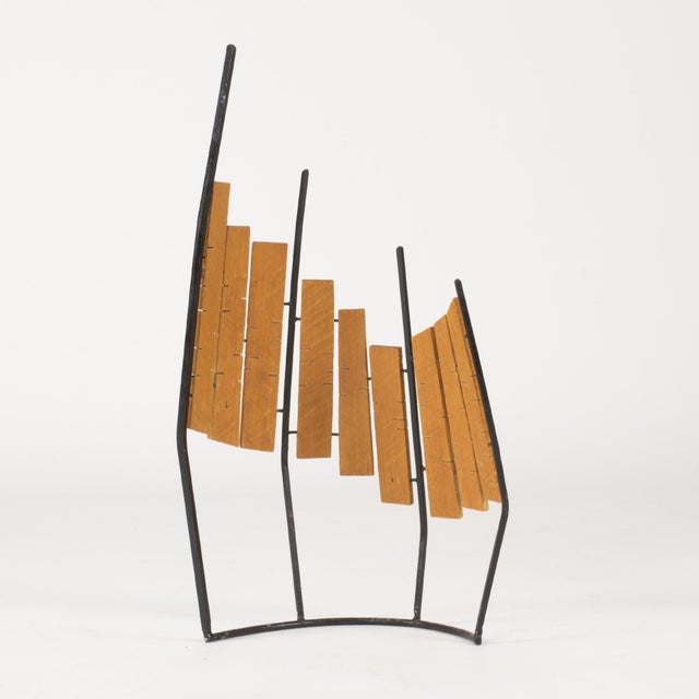 Wood and Metal Sculpture by Fred Leyman For Sale - Image 3 of 7