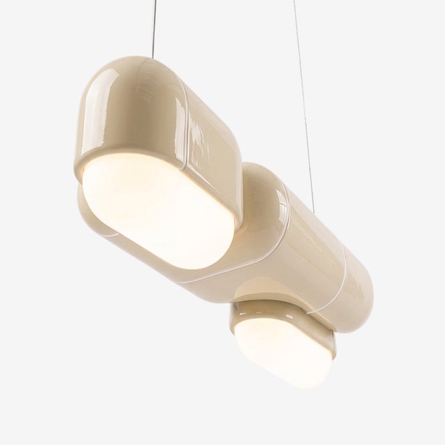 Plastic U 039 Pendant Light by Rollo Studio For Sale - Image 7 of 7