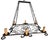 Antique French Wrought Iron Chandelier Circa 1920’s For Sale - Image 9 of 10