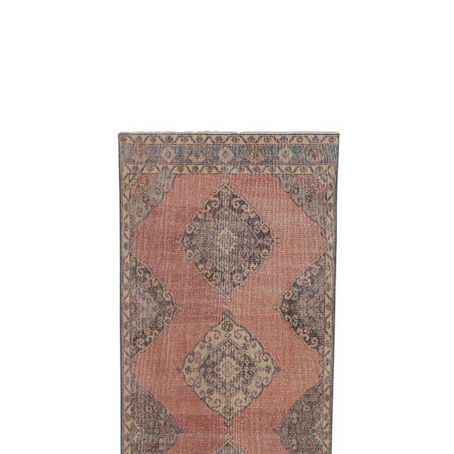 1960s Hand-Knotted Anatolian Konya Runner - Stair Carpet 23'7' X 12'5'' 45" x 150" / 115 x 383 Cm / 3'7' X 12'5'' Hand...