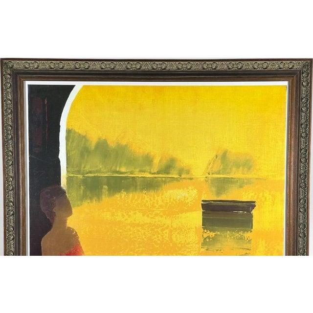 Framed Emile Bellet d'Or Et De Reve Signed Seriolithograph With Certificate of Authenticity For Sale - Image 4 of 13
