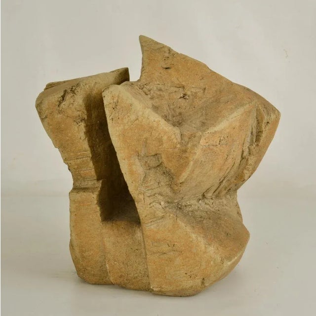 Brian Blow, Abstract Sand Colored Sculpture, 1970s, Ceramic For Sale - Image 10 of 12