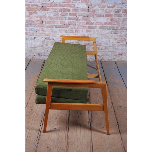 1960s Mid-Century Czech Living Room Set in Beech, 1960s, Set of 3 For Sale - Image 5 of 18