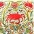 Summer Crab Seascape Original Contemporary Figurative Watercolor by Pauline De Roussy De Sales For Sale - Image 4 of 5