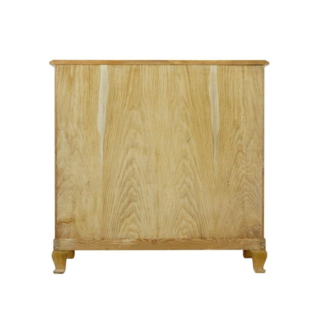 Mid-Century Modern Baroque Revival Oak Chest of Drawers, 1950 For Sale - Image 6 of 10