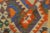 1990s Kilim Rust Blue Wool Rug - 2'7" X 4'1" For Sale - Image 4 of 7