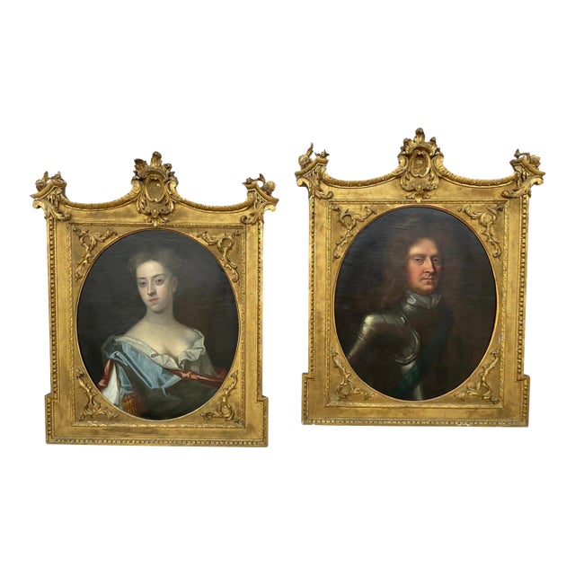Portrait of Duke and Duchess of Devonshire Sir Godfrey Kneller or Studio For Sale