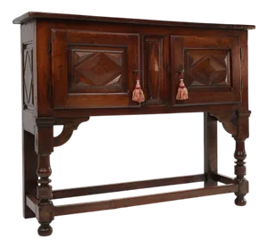 Antique Spanish Carved Cabinet in Oak