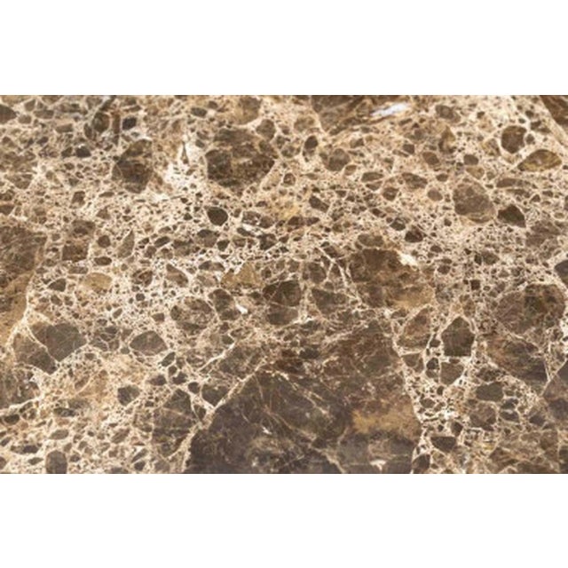 1950s Oval Marble Knoll Edition Emperador Table from Eero Saarinen, 2024 For Sale - Image 5 of 7