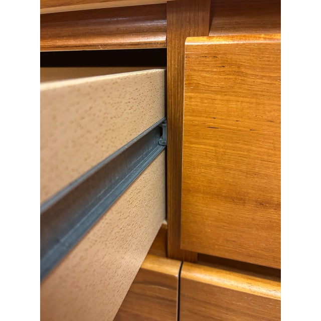 Chocolate Vintage Danish Modern Teak 6-Drawer Dresser For Sale - Image 8 of 12