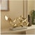 The Cohen Gold Sculpture Elevate your coastal décor with this large driftwood-inspired abstract sculpture. Set on a white...