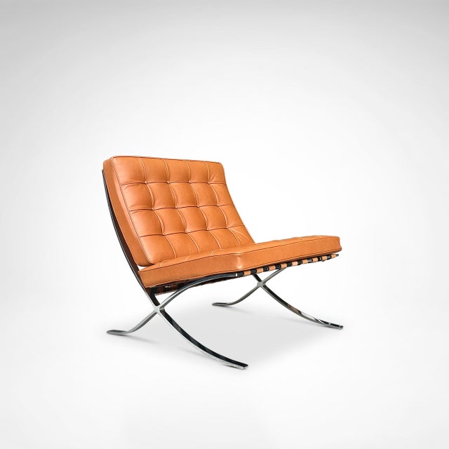 Barcelona lounge chair MR90 by Mies van der Rohe for Knoll One of the most recognised objects of the last century, and an...
