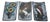 Vintage Enamel Triptych Flora & Fauna, 1950s, Set of 3 For Sale