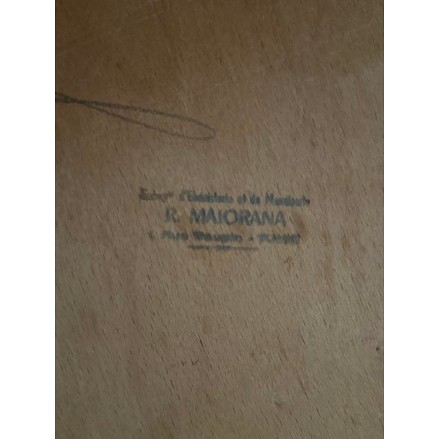 Parisian Artisanal Buffet in Raw Wood by R. Maiorana, France, 1940s For Sale - Image 3 of 18
