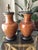 Black Late 20th Century Visual Comfort Caramel Glazed Ceramic Table Lamps – Pair on Black Wood Bases For Sale - Image 8 of 10
