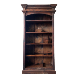 1950s Primitive Solid Wood Shelving Unit