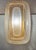 Metal Vintage Wall Lamp with Metal Mounting and Lightly Tinted Relief Glass Shade, 1960s For Sale - Image 7 of 8