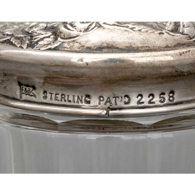 Sterling Silver & Cut Glass Vanity Accessories, 8 For Sale - Image 17 of 18