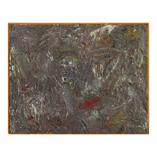 Andy Miller Abstract Composition Oil on Canvas For Sale