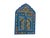 Bring a touch of Moroccan artistry into your home with this hand-painted wooden mirror. Featuring a vibrant floral motif...