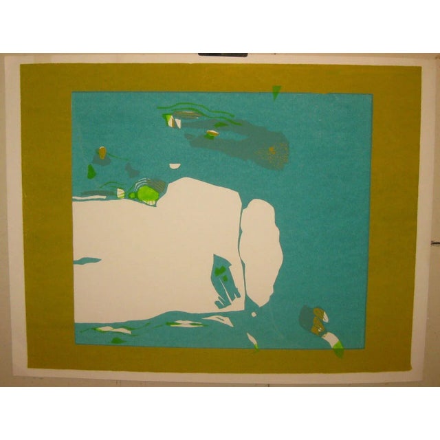 Under the Sea Abstract Lithograph by Sylvia Birch Halperin For Sale - Image 10 of 10