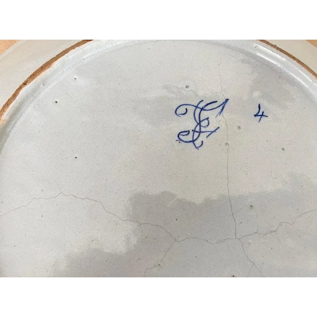 French Faience Dish, 19th Century For Sale - Image 6 of 11