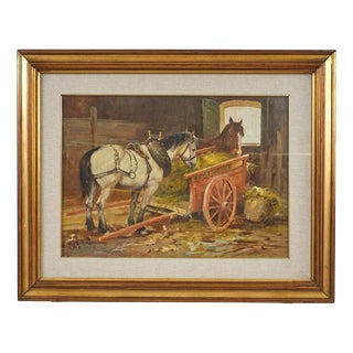 Rinaldo Guizzardi, Untitled, 1970s, Oil on Panel, Framed For Sale