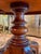 Vintage Oval Wood Pedestal Table For Sale - Image 10 of 12