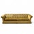 Vintage Hollywood Regency Gold Velvet Tufted Sofa, Mid-Century For Sale - Image 15 of 16