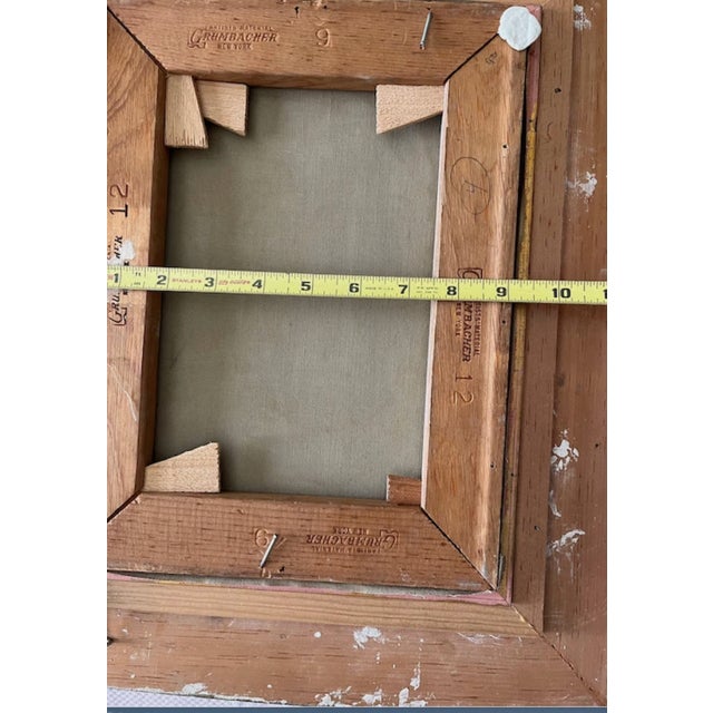 1980s Andre Gisson Post Impressionist Landscape Original Oil For Sale In Palm Springs - Image 6 of 10