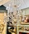 Large 12-Light Bohemian Cut Crystal Chandelier For Sale - Image 4 of 7