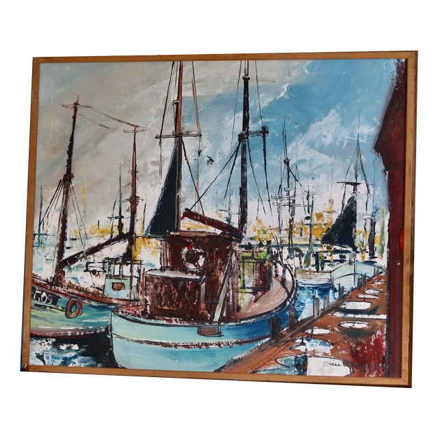 Steu, Marina, 1971, Oil on Canvas, Framed For Sale