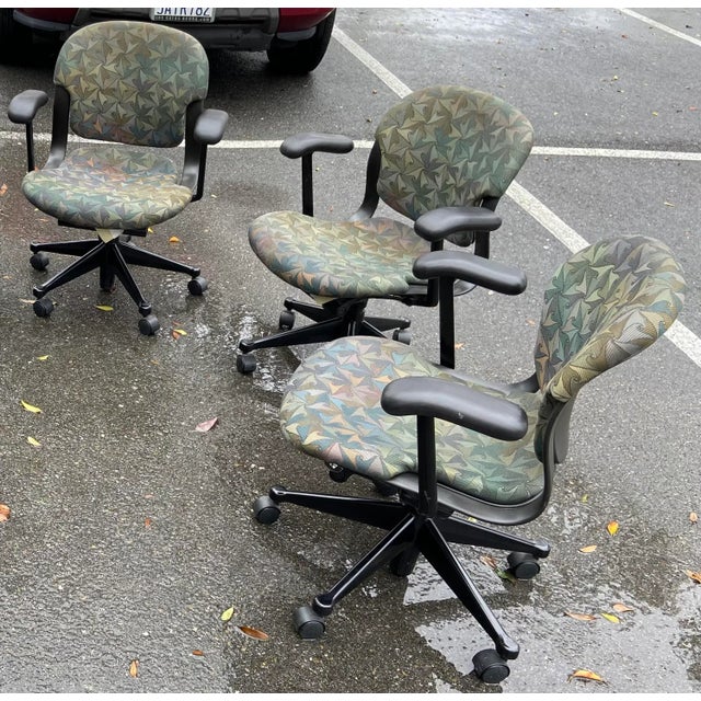 Vintage Herman Miller Equa Desk Chairs Set of 3 Chairish