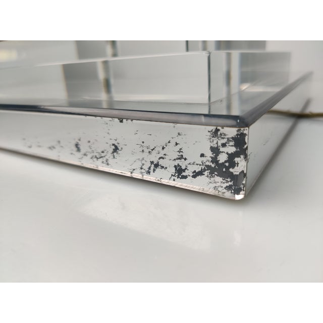 Architectural Lamp Glass with Sphere Marble Effect, 1970s For Sale - Image 9 of 11