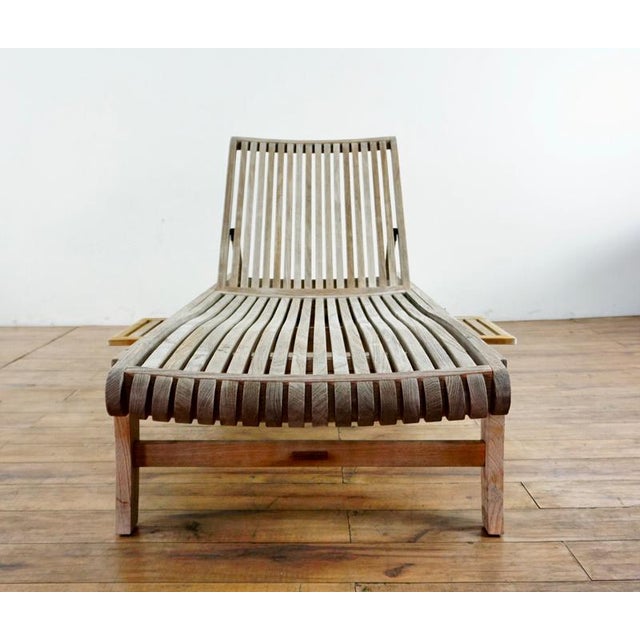 Smith & Hawken Teak Lounge Chair Chairish