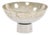 Round Grotto Glass Footed Bowl For Sale