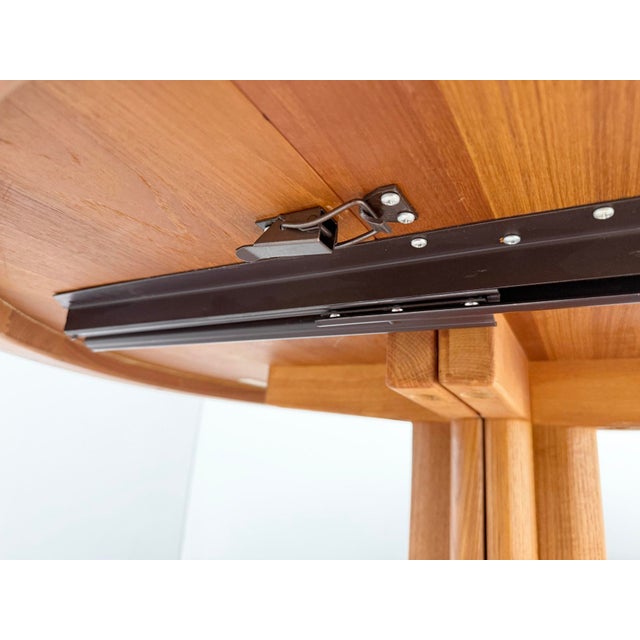 Extendable Dining Table in Teak Wood by Juul Kristensen for Brdr. Juul Kristensen, Denmark, 1970s For Sale - Image 10 of 13