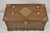 English Antique Anglo Indian Oak Wood & Brass Mounted Coffer Blanket Chest Trunk For Sale - Image 3 of 16