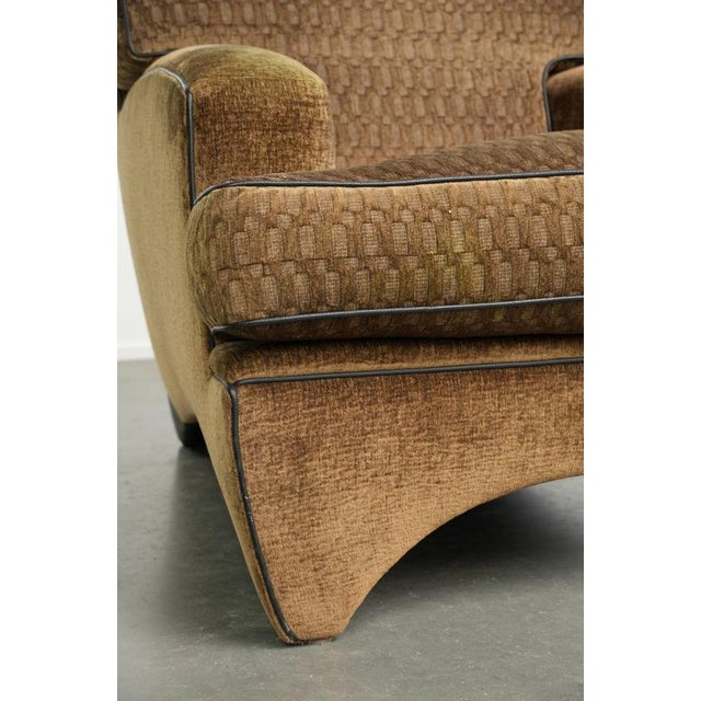 Art Deco Lounge Chair in Fabric by Bart Van Bekhoven For Sale - Image 13 of 14
