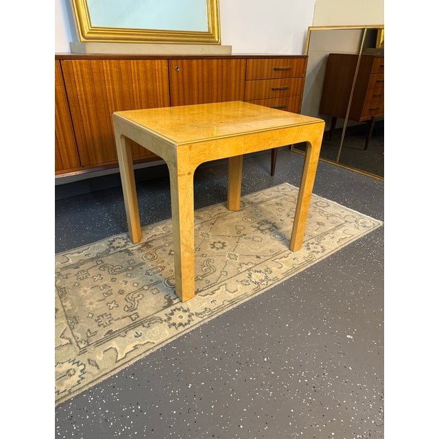 1980s 1980s Henredon Scene Two Burl Wood Side Table For Sale - Image 5 of 8