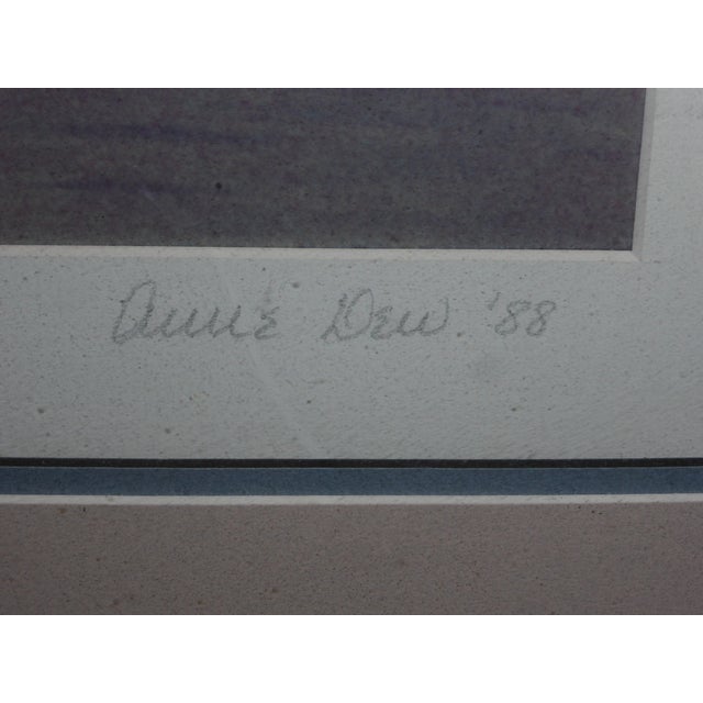 Framed Large Format Real Photo Titled Foggy Morning by Anne Dew Dated 1988 For Sale - Image 4 of 8